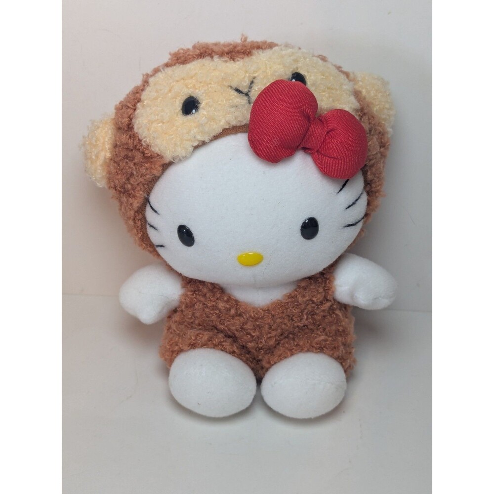 Vintage 2000 Sanrio Hello Kitty In Monkey Costume Plush